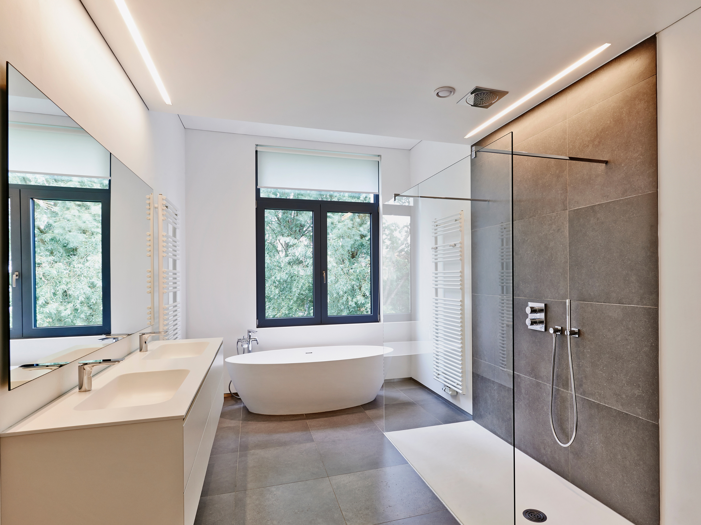 Salle de bain après